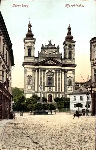 Ak Český Šternberk Böhmisch Sternberg Mittelböhmen, Pfarrkirche