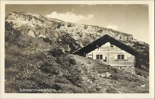 Ak Hirschegg Mittelberg Kleinwalsertal Vorarlberg, Schwarzwasserhütte