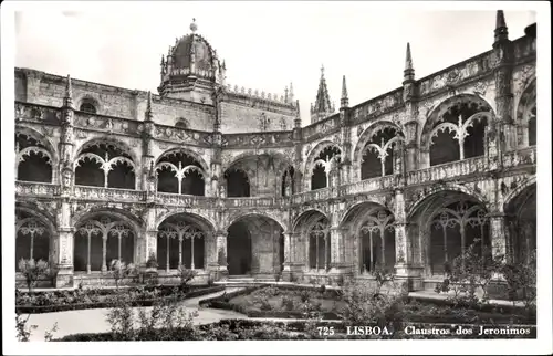 Ak Lisboa Lissabon Portugal, Jeronimos-Kreuzgang