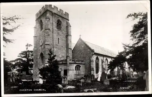 Ak West Kirby Nordwestengland, Overton Church