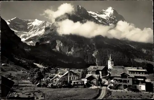 Ak Grindelwald Kanton Bern, Fleischerhörner, Hörnli, Eiger