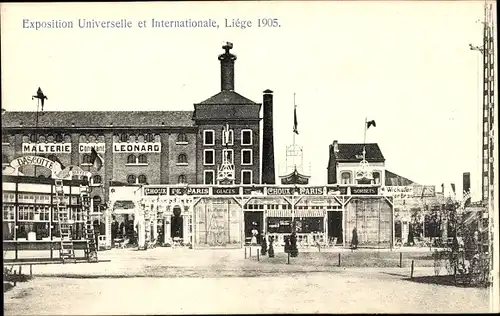Ak Lüttich Lüttich Wallonien, Welt- und Internationale Ausstellung 1905