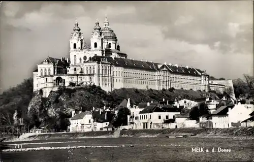 Ak Melk an der Donau Niederösterreich, Schloss