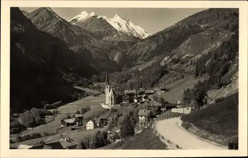 Ak Heiligenblut am Großglockner in Kärnten, Blick ins Tal