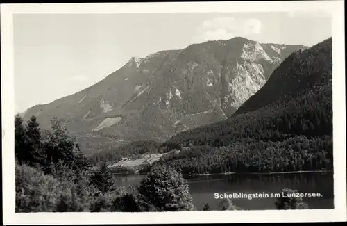 Ak Lunz am See Niederösterreich, Blick auf Scheiblingstein