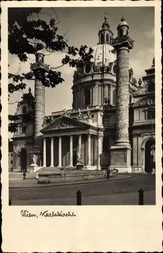 Ak Wien 4 Wieden, Karlskirche