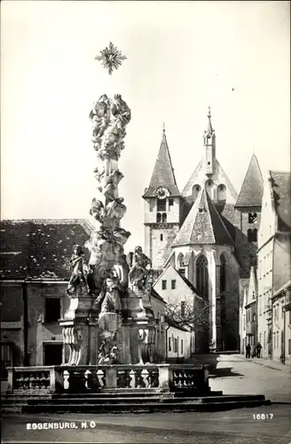 Ak Eggenburg in Niederösterreich, Denkmal, Kirche