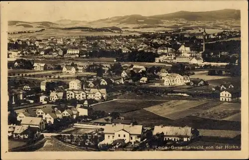 Ak Česká Lípa Böhmisch Leipa Region Reichenberg, Gesamtansicht, Horka