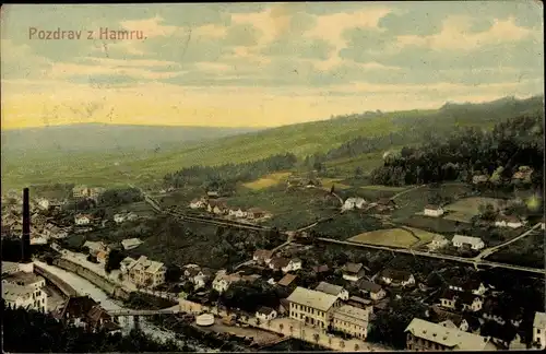Ak Velké Hamry Großhammer Groß Hammer Region Reichenberg, Gesamtansicht