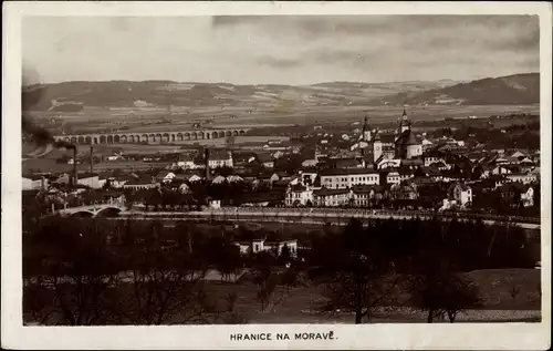 Ak Hranice na Moravě Mährisch Weißkirchen Region Olmütz, Panorama