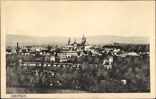 Ak Hranice na Moravě Mährisch Weißkirchen Region Olmütz, Panorama