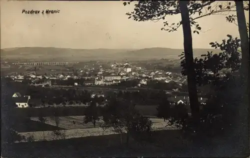 Ak Hranice na Moravě Mährisch Weißkirchen Region Olmütz, Panorama