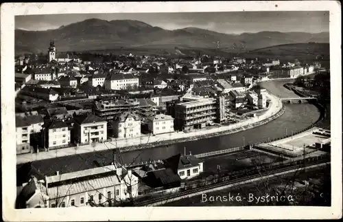 Ak Banská Bystrica Besztercebánya Neusohl Slowakei, Panorama