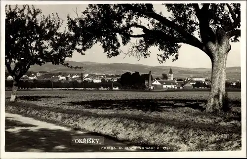 Ak Okrischko Okrisky Region Hochland, Ort aus der Ferne