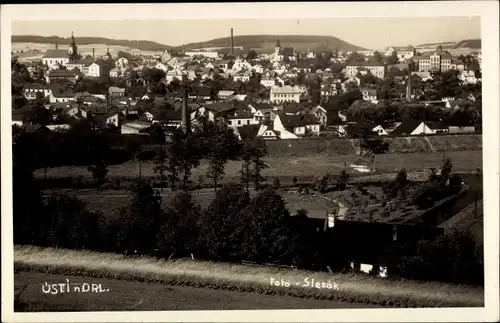 Ak Ústí nad Orlicí Wildenschwert Region Pardubice, Gesamtansicht