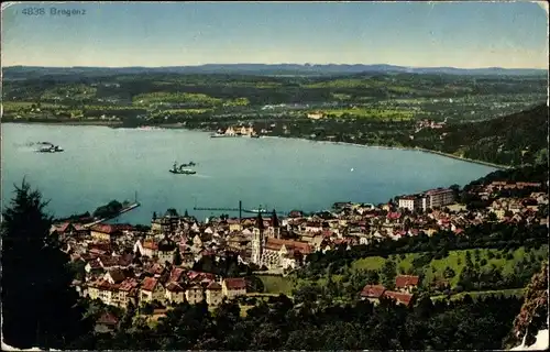 Ak Bregenz am Bodensee Vorarlberg, Gesamtansicht