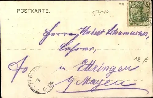 Ak Mayen in der Eifel, Neustraße, Gastwirtschaft