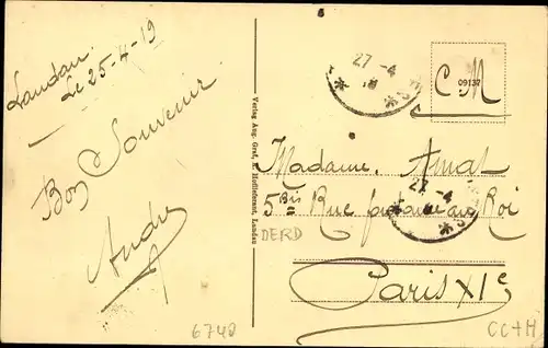 Steindruck Ak Landau in der Pfalz, Mahlastraße