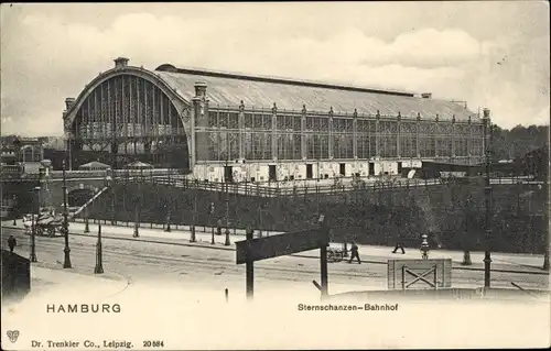 Ak Hamburg Altona Sternschanze, Sternschanzen-Bahnhof