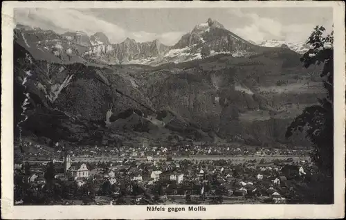 AK Näfels Kanton Glarus, Panorama, Mollis