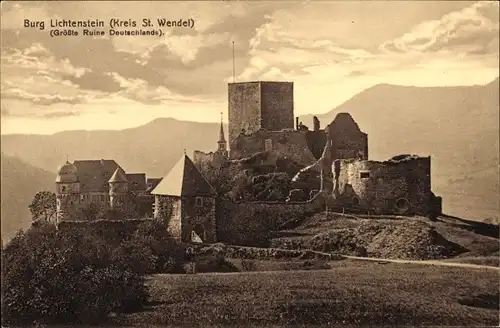 Ak Thallichtenberg in der Pfalz, Burg Lichtenberg, Ruine