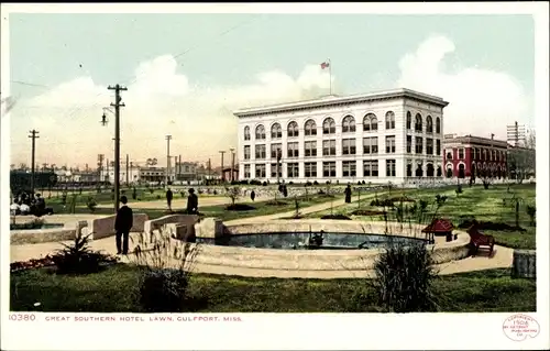 Ak Gulfport Mississippi USA, Great Southern Hotel Lawn