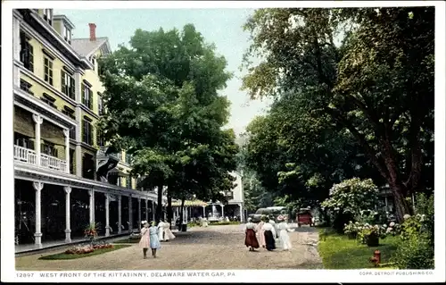 Ak Delaware Water Gap Pennsylvania USA, Westfront des Kittatinny