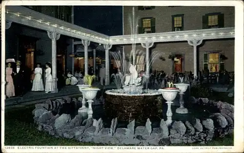 Ak Delaware Water Gap Pennsylvania USA, Kittatinny, elektrischer Brunnen