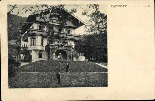 Ak Tegernsee in Oberbayern, Gasthaus, Hotel