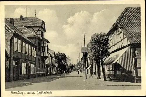 Ak Rotenburg Wümme, Goethestraße