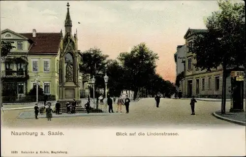 Ak Naumburg an der Saale, Lindenstraße