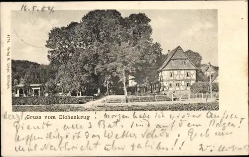 Ak Benniehausen Gleichen Kreis Göttingen, Eichenkrug