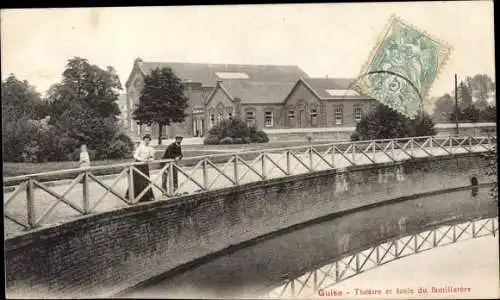 Ak Guise Aisne, Theater, Ecole du Familistère