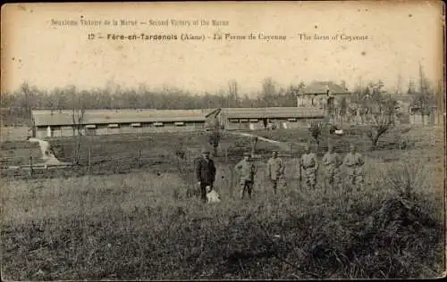 Ak Fère in Tardenois Aisne, La Ferme de Cayenne