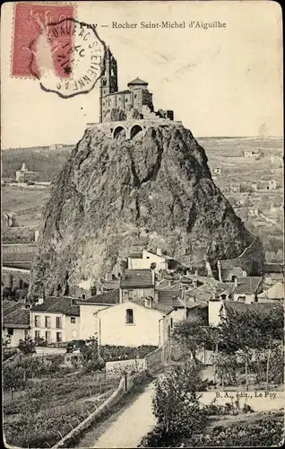 Ak Aiguilhe Haute Loire, Rocher Saint Michel