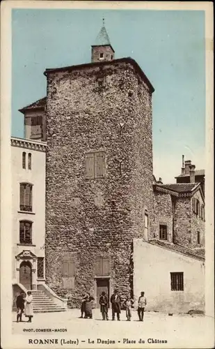 Ak Roanne Loire, Le Donjon, Place du Chateau