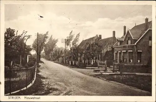 Ak Strijen Südholland Niederlande, Nieuwstraat