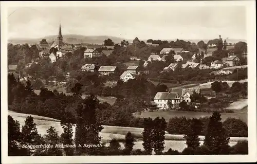 Ak Mistelbach Bayreuth in Oberfranken, Totale, Gasthof zur Eisenbahn