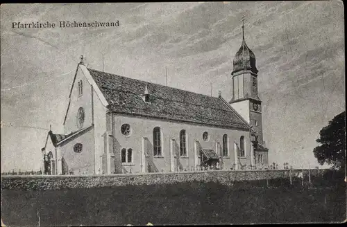 Ak Höchenschwand im Schwarzwald, Pfarrkirche