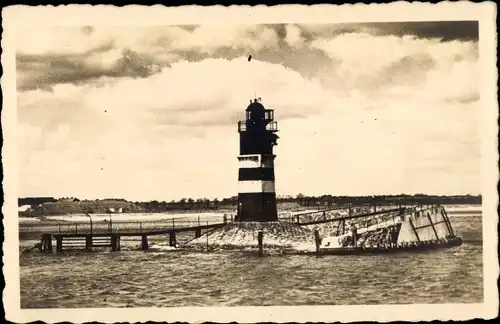 Foto Friedrichsort Kiel, Blick zum Leuchtturm