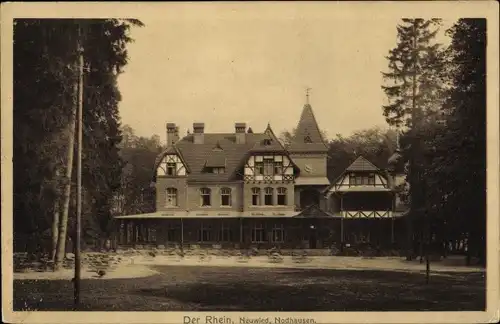 Ak Neuwied Rhein Westerwald, Nodhausen, Gasthaus mit großem Platz