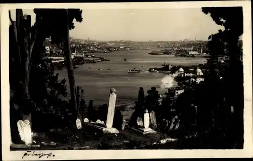 Foto Ak Konstantinopel Istanbul Türkei, Blick auf Eyoub und das Goldene Horn