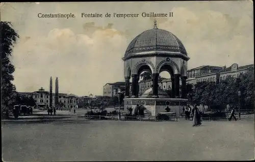 Ak Konstantinopel Istanbul Türkiye, Brunnen von Kaiser Wilhelm II