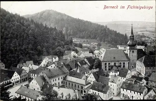 Ak Bad Berneck im Fichtelgebirge Oberfranken, Teilansicht