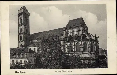 Ak Bamberg in Oberfranken, Obere Pfarrkirche