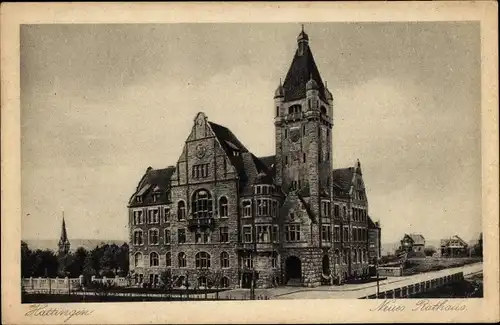 Ak Hattingen an der Ruhr, neues Rathaus