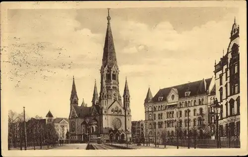 Ak Berlin Charlottenburg, Kaiser Wilhelm Gedächtniskirche