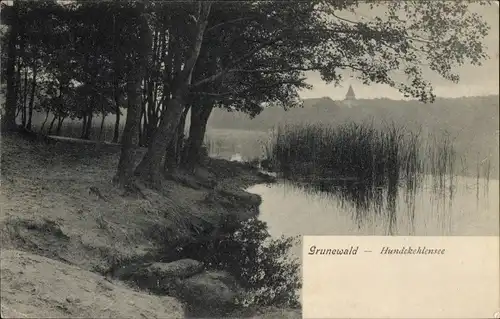 Ak Berlin Wilmersdorf Grunewald, Hundekehlensee