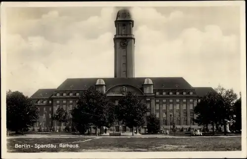 Ak Berlin Spandau, Rathaus