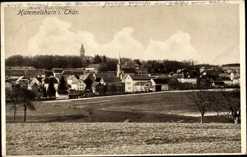 Ak Hummelshain in Thüringen, Teilansicht